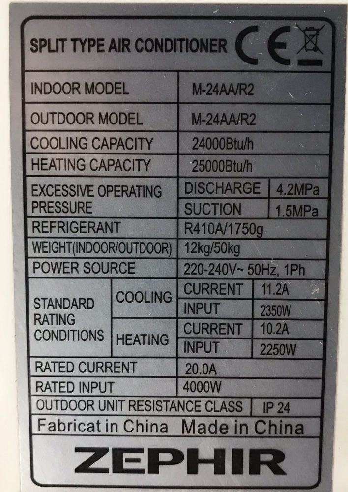 Vand Inverter -Clima Zephir Profesional, ca nou