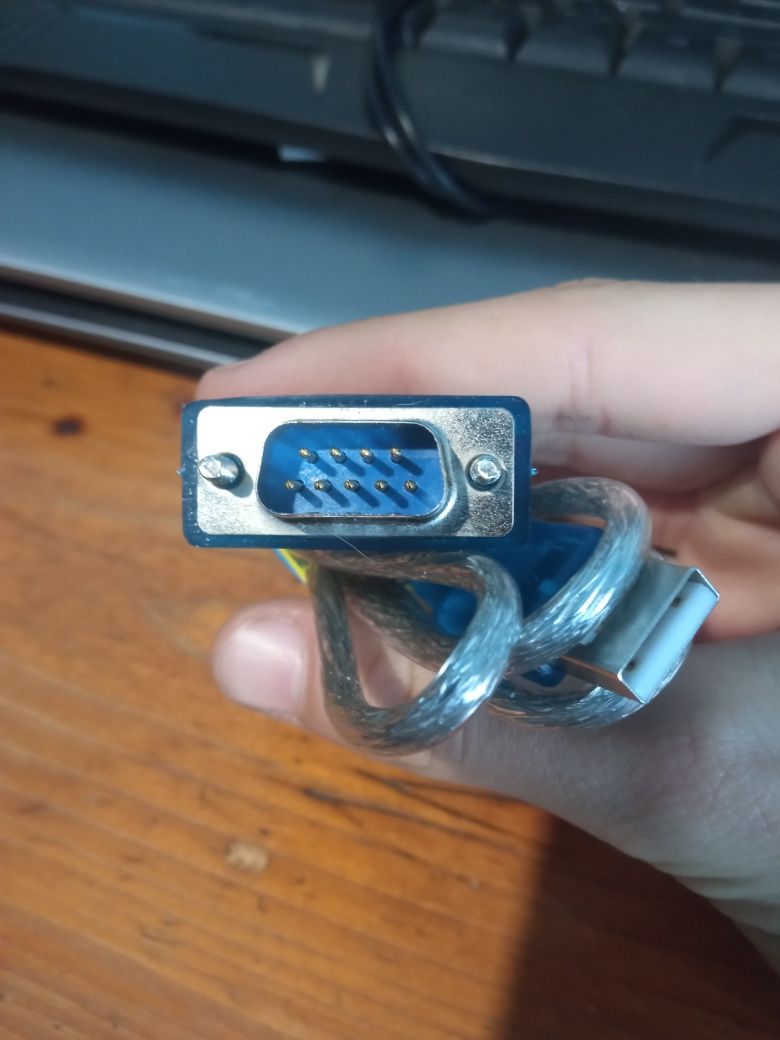 Port serial USB La RS232  cu cablu DB9 cu 9 pini