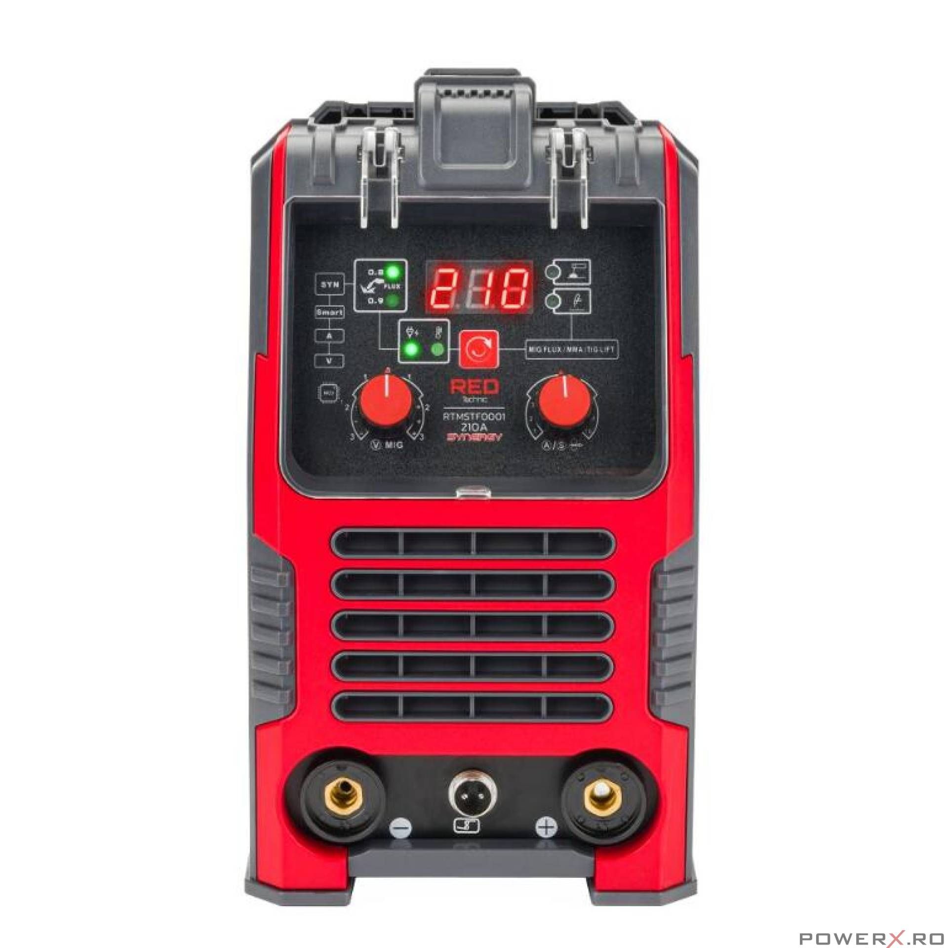Aparat pentru sudura tip invertor, MIG / MAG / TIG LIFT, 210 A, Red