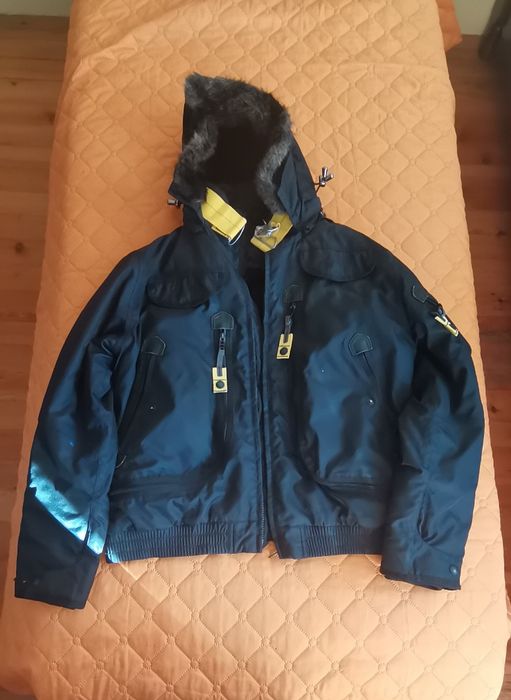 Мъжко Зимно Марково Яке Wellensteyn, Оригинално С Естествена Кожа