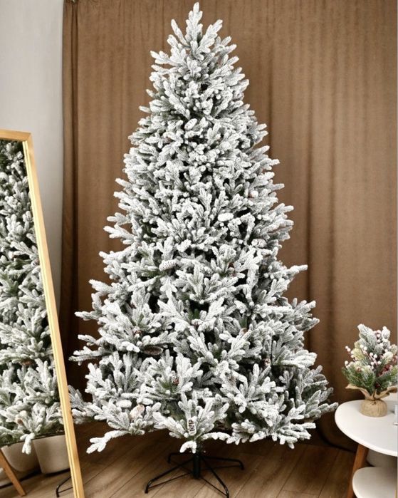 Новогодняя елка , Лесная сказка  Хвоя литая снежная высота 210мм