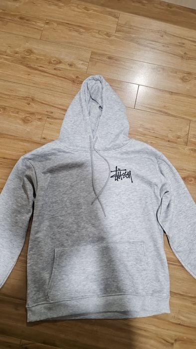 Худи серое Stussy