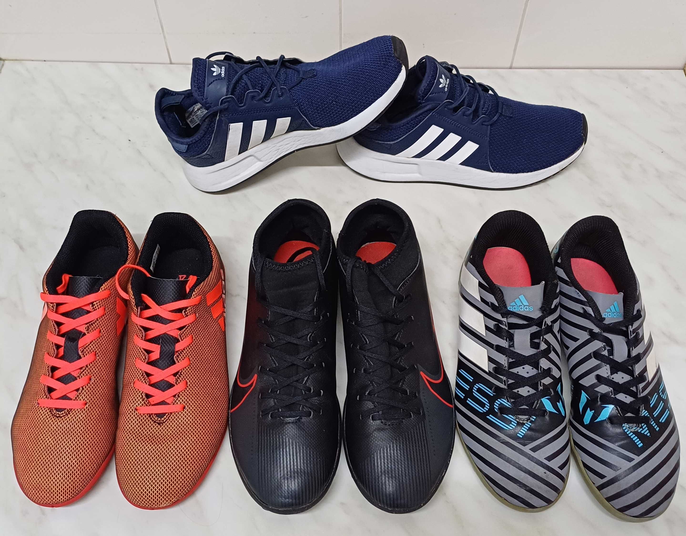 Нова цена. Детски футболни маратонки Adidas и Nike.