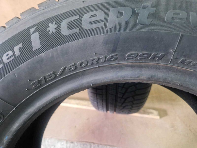 2 Hankook R16 215/60
зимни гуми DOT3620