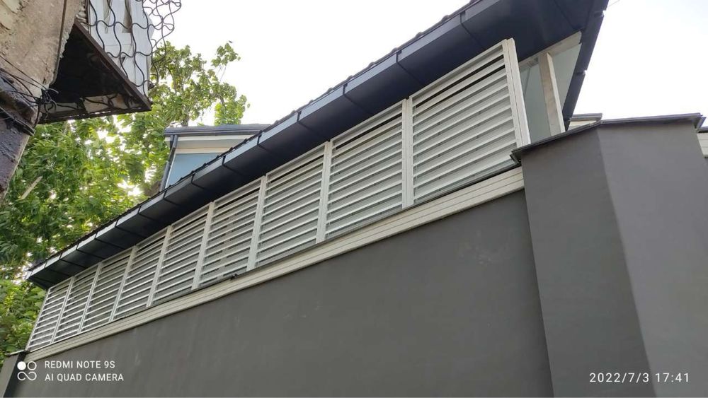 ЖАЛЮЗИ металлические забор парапет jalyuzi