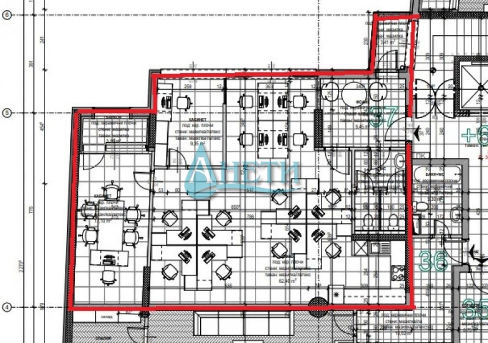 Продава се Офис в София, Дружба 1 - 141 кв.м за 1744 €/кв.м - Снимка #1