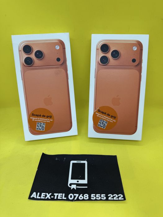 Alex-TEL® Apple iPhone 17 Pro Max 256GB Cosmic Orange Nou Sigilat