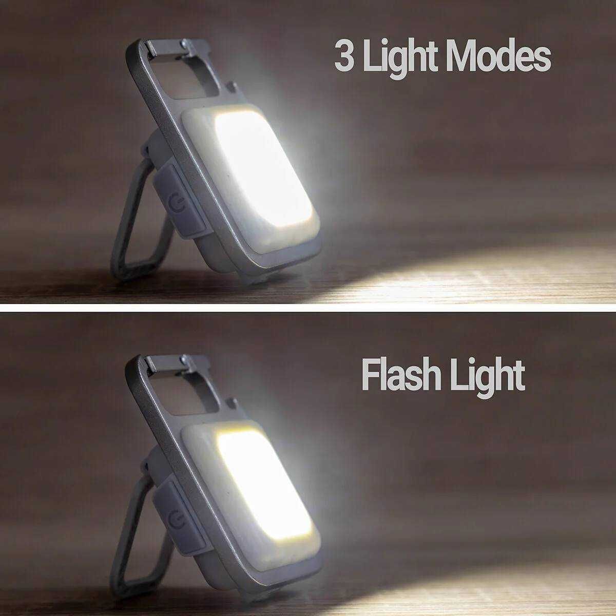 Mini lanterna tip breloc 30 LED-uri reincarcabila USB magnetica 800 lm