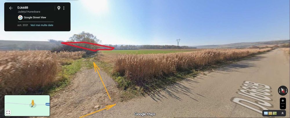 Teren 310x67m Martinești între Simeria (15km) și Orăștie (10km) Deva23