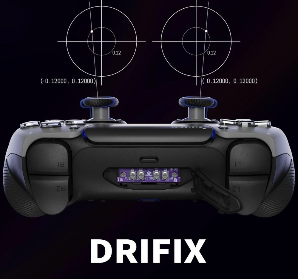 НОВ! Професионален контролер HEXGAMING PHANTOM Pro–Manette PS5,White