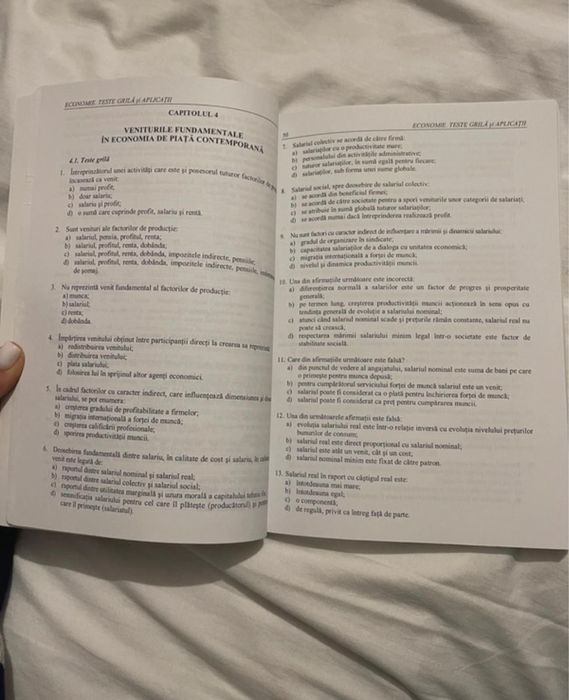 Carte grile de economie