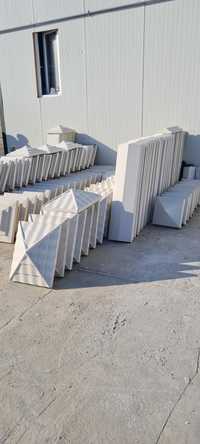 Capac/palarii /coame-intervale stalp gard din beton