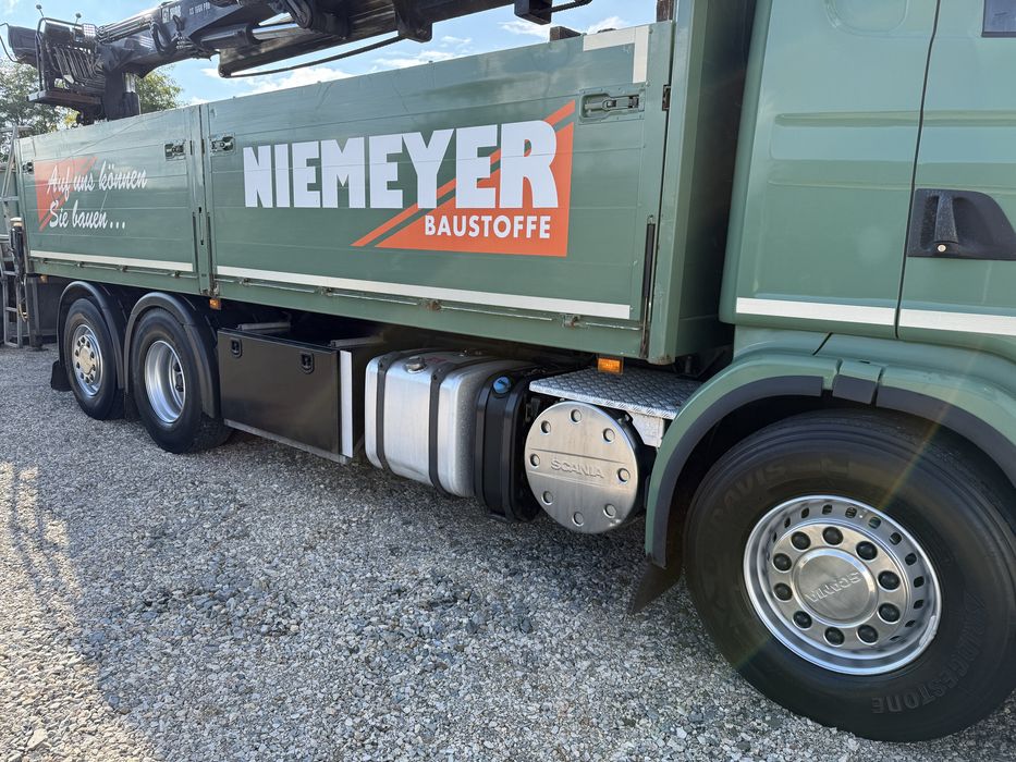 Scania G400- 2014-materiale constructii- macara HIAB- long lift