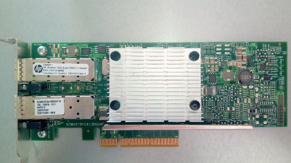 10Gb HPE 530SFP+/BCM957810A1006G PCIe 2.0 x8 DP 57810S Мрежов Адаптер