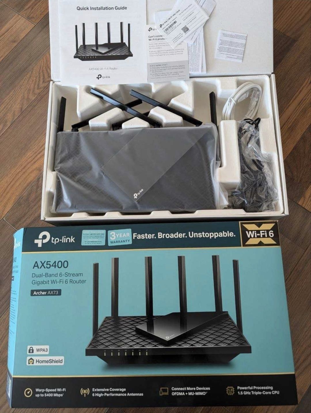 Archer AX73 AX5400, Wi-Fi 6, garanție 2 ani!