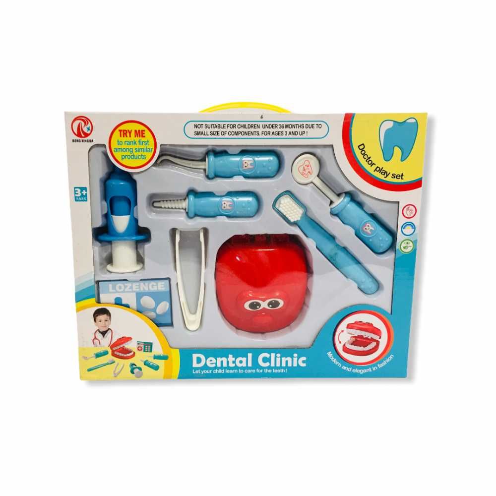 Зъболекарски комплект в ДВА цвята детски зъболекар доктор