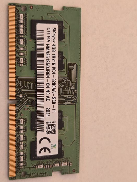 Модуль ОЗУ 4gb DDR4 3200МГц