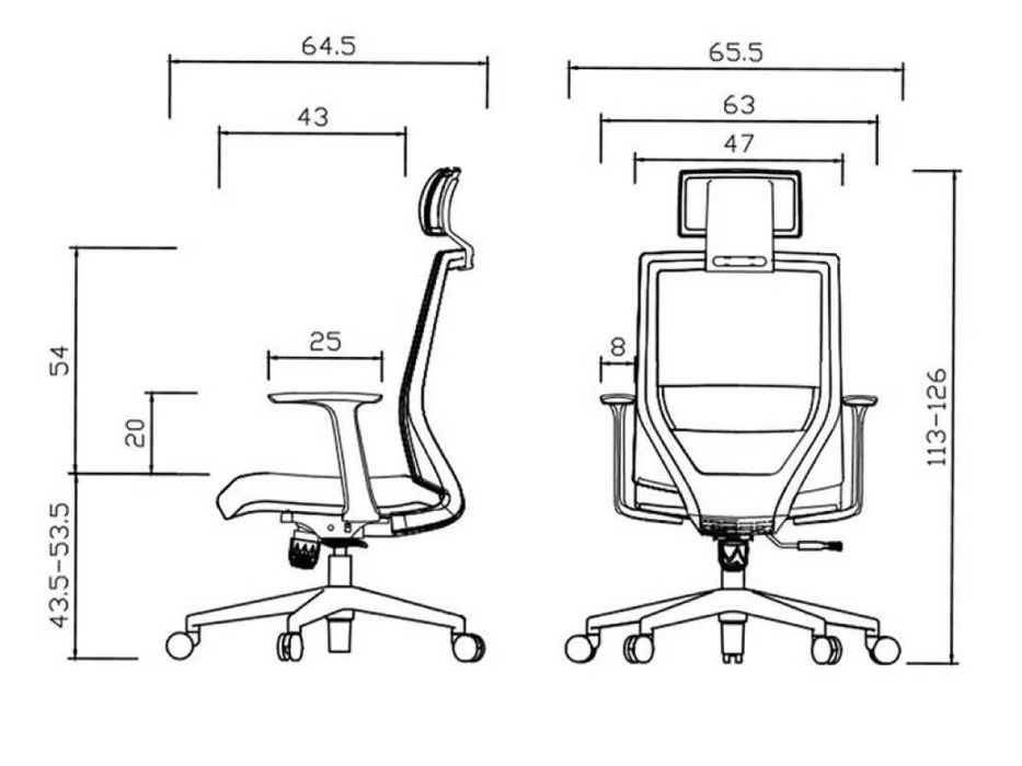 Ергономичен офис стол