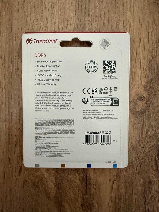 Оперативная память Transcend DDR5 32GB SODIMM