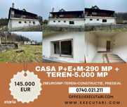 Deschidere DN73A - Casa-P+E+M - 290 mp + Teren-5.000 mp - 29EURO/MP