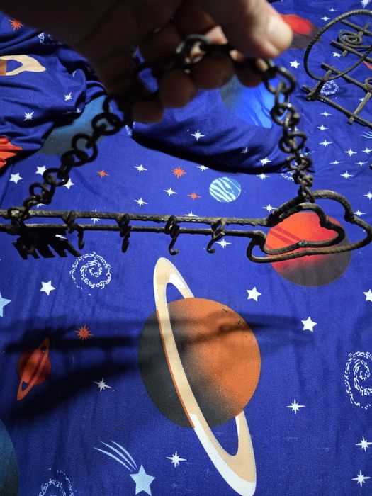 Cuier in forma de cheie din fier forjat