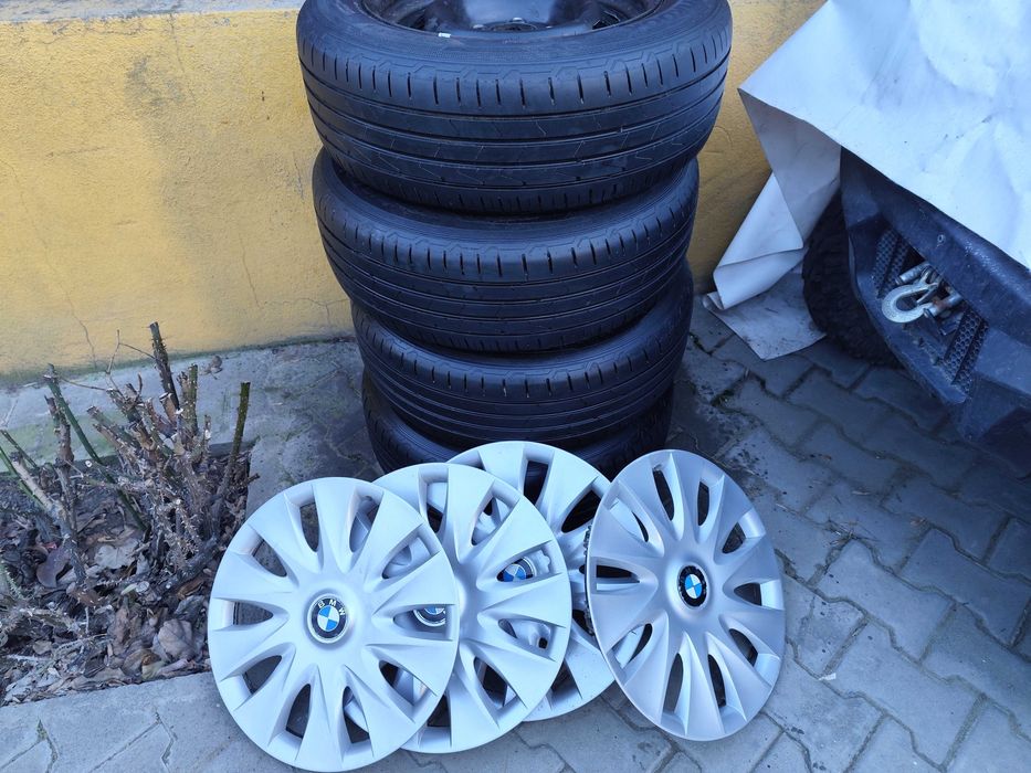 Jante tabla BMW 5x120 R16 +Anvelope vara Hankook 205/60/16