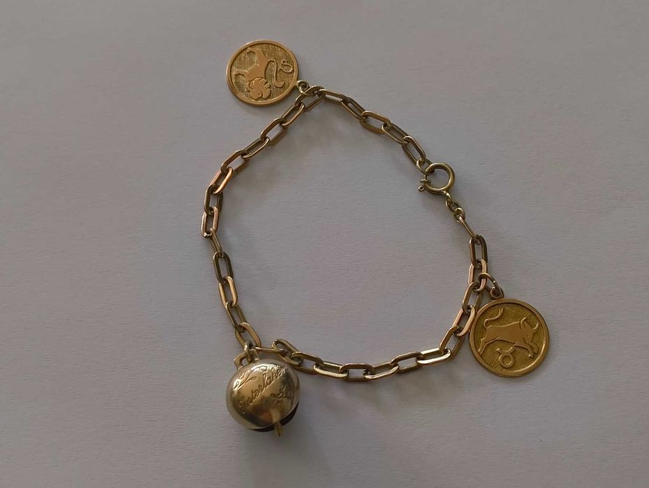 ***ЗЛАНА ГРИВНА 8К*** Златна дамска гривна 8К печат 333 9,04 грама !