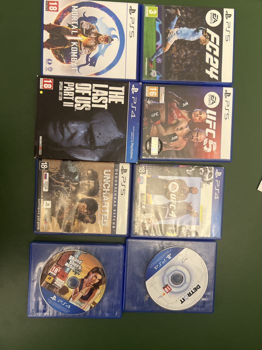 Продажа дисков из за того что сломалось приставка