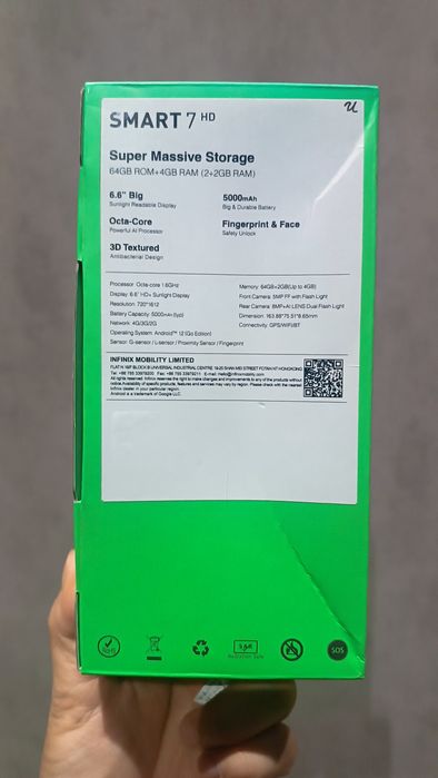 Infinx smart 7 hd 4/64 gb состояние идиольное!!!