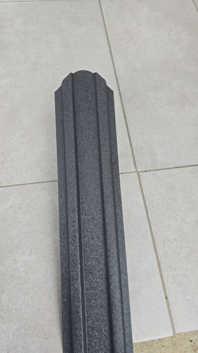 Vand sipca metalica gri mat antracid și maro