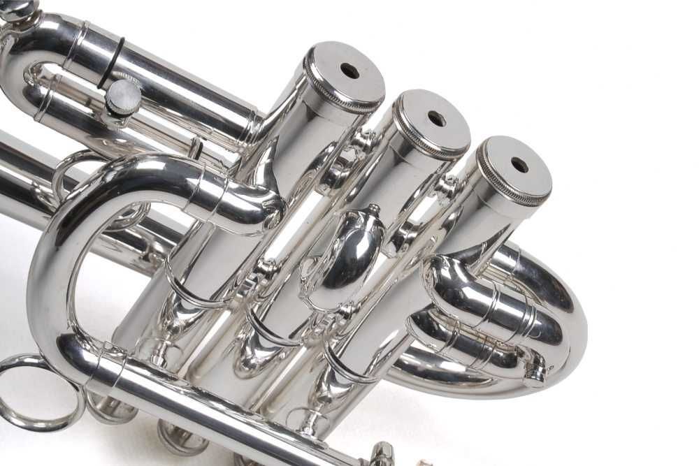 Set Trompeta Piccolo Bb/A Karl Glaser Trompete Silver