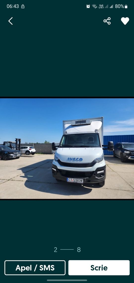 Vând izoterma Iveco daily