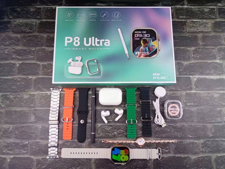 Смарт часы, эпл уатч, подарочный набор