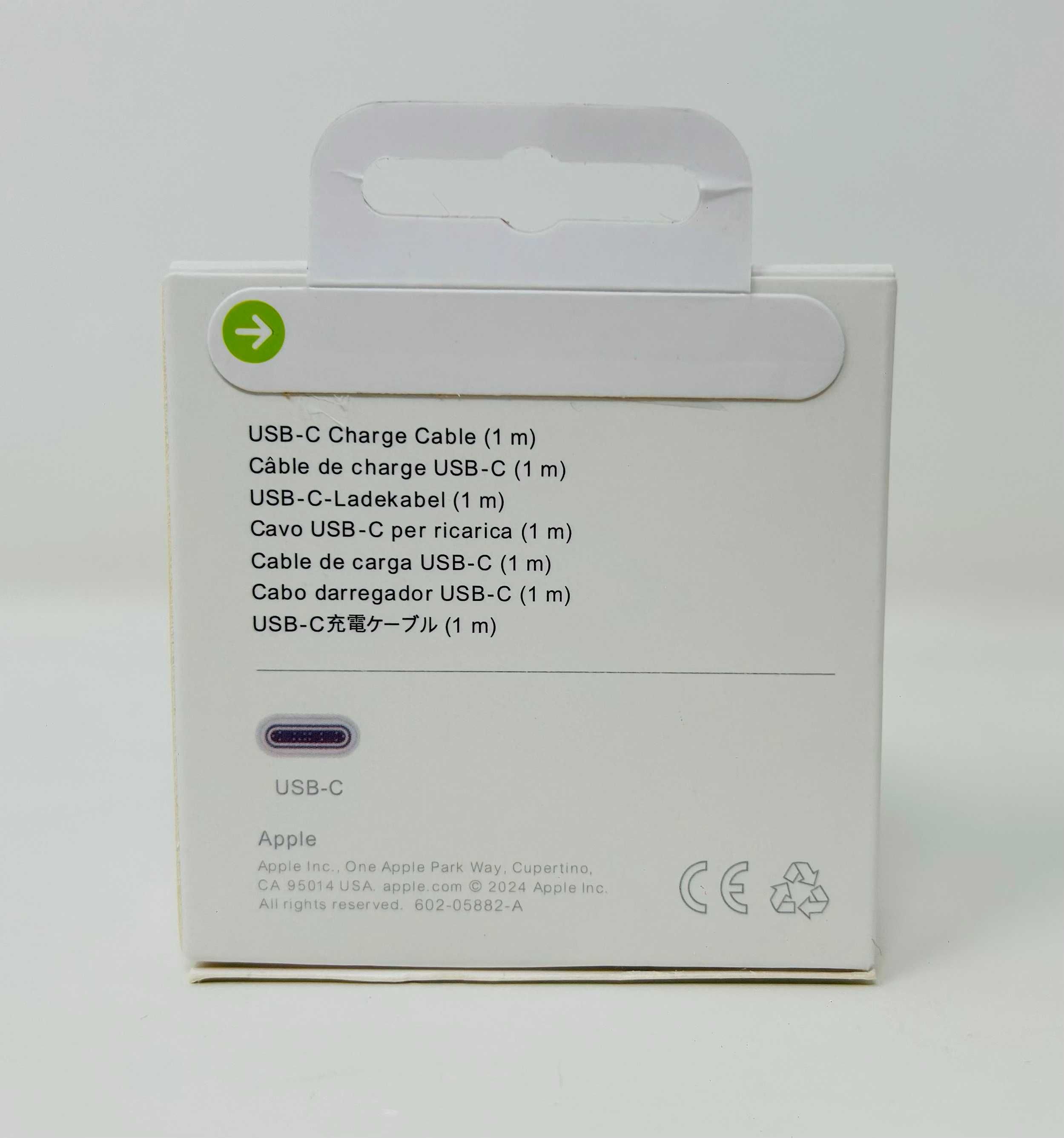 Кабел Зарядно Адаптер Apple USB C to USB C 1m за iPhone 15, 16, iPad