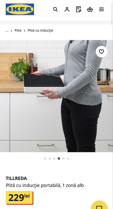 Vand plita electrica Ikea tillreda noua. Nefolosita!