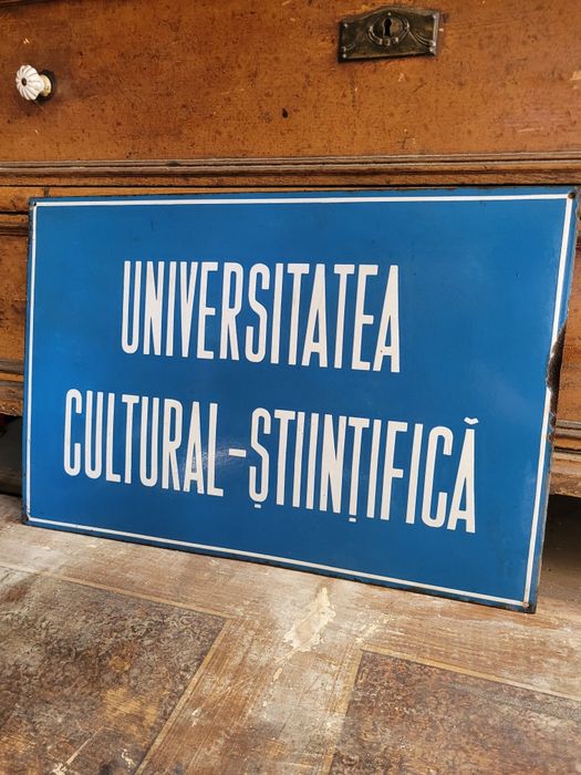 Tablă veche emailată