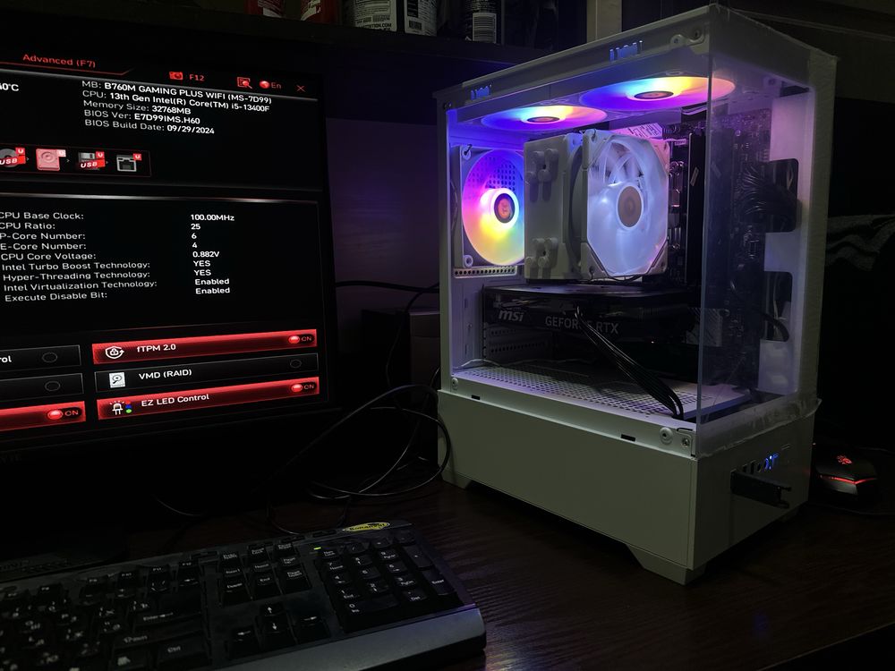 Игровой ПК i5-13400F, RTX 4060, DDR5 32Gb