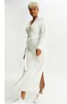 Rochie de brand Blue Joint cu casmir ,alba ,pufoasa,superba ,noua