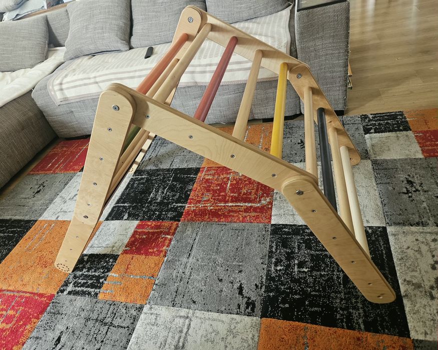 Wooden magaic, Модифициращ се триъгълник Пиклер с 4 модула и с рампа