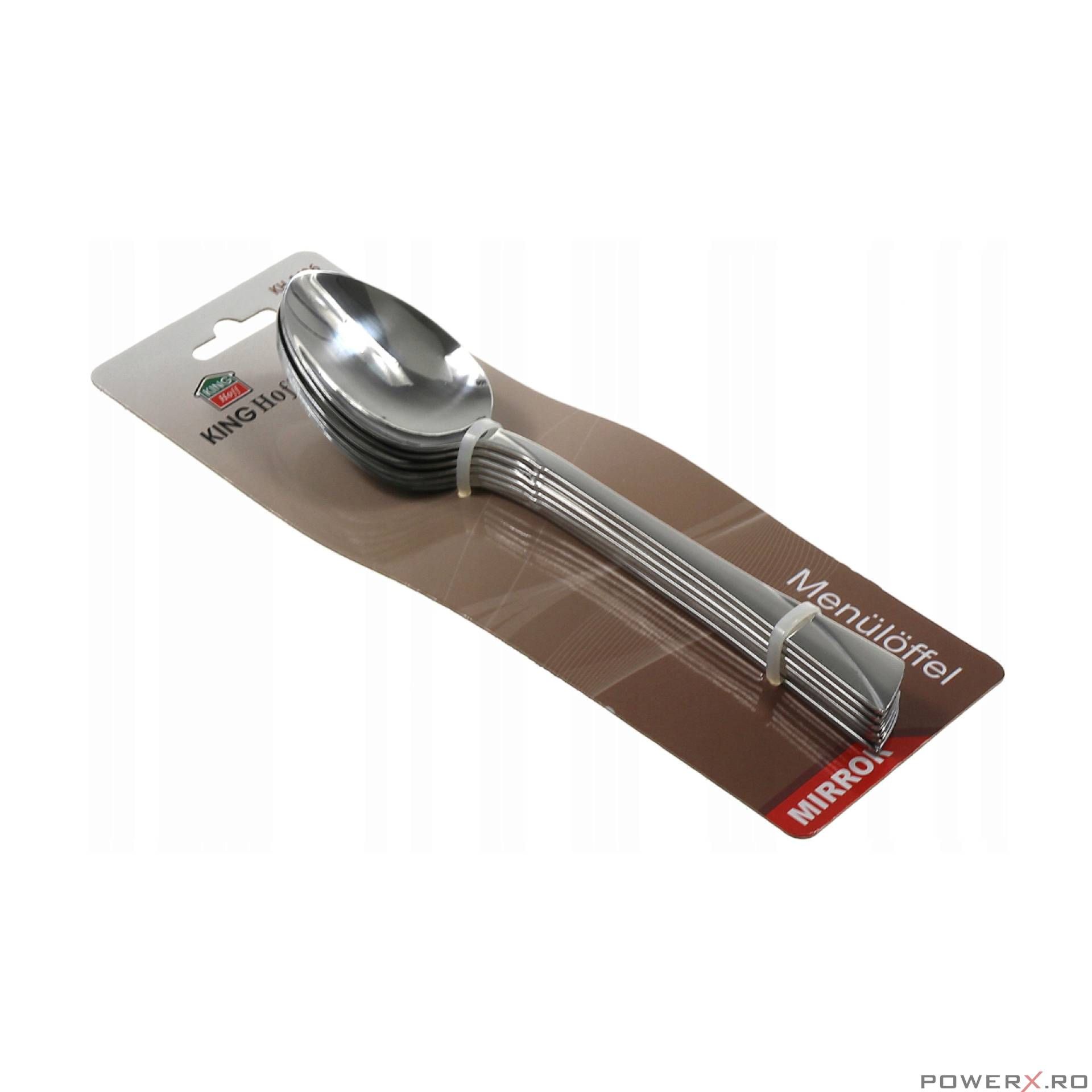 Set linguri pentru supa, 6 piese, inox lustruit, Kinghoff