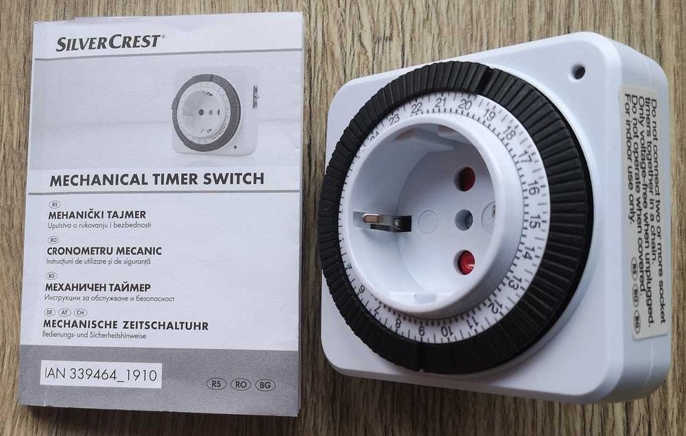 priza cu temporizare mecanica programabila SilverCrest