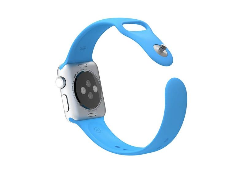 Brățară Apple Watch silicon. Blue Ciel. Măsură adult M-L 38 40 41 mm