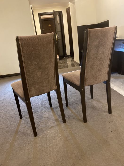 Писменный стол со стелом с мягкими стульями дерево Турция  оптом