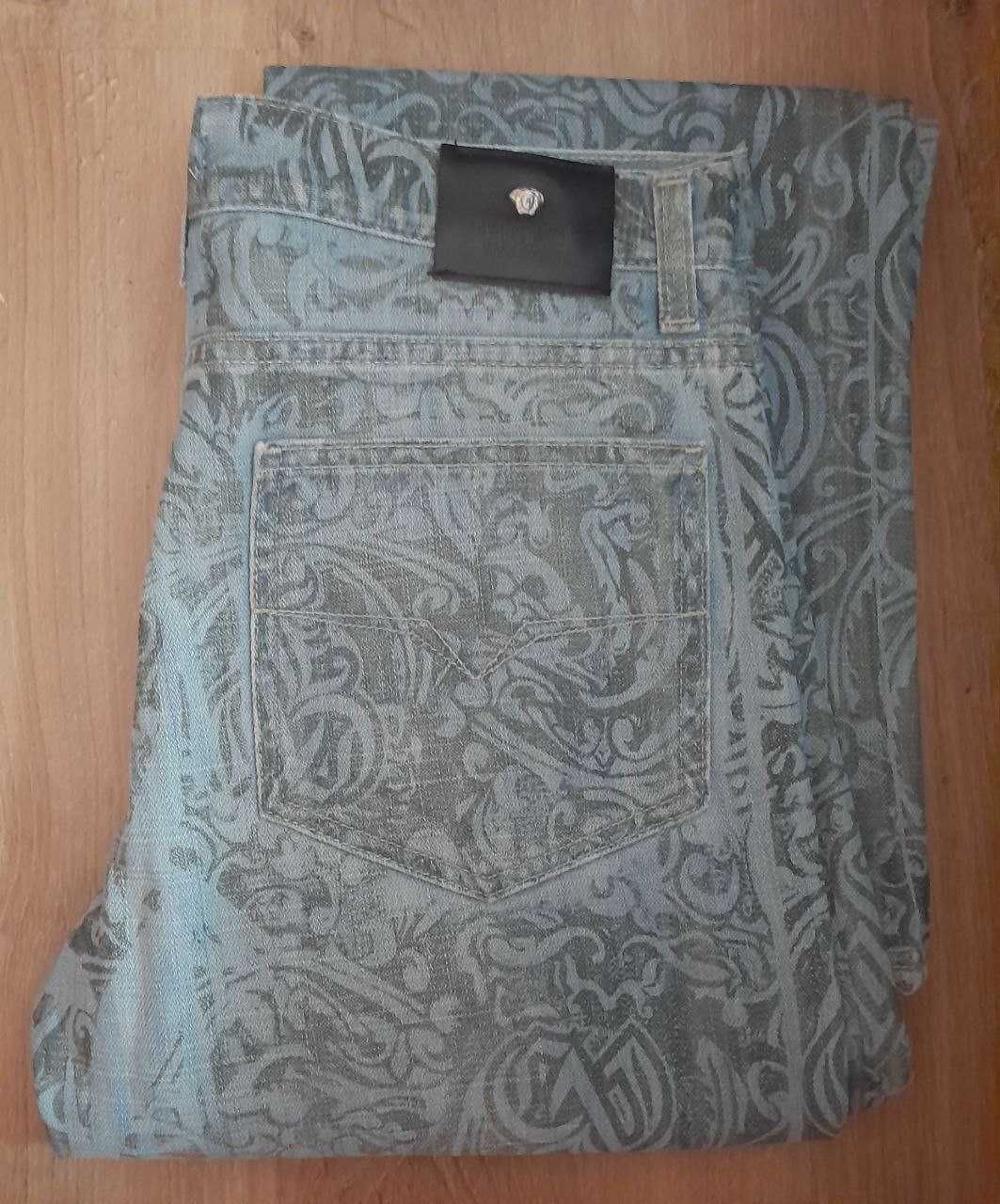 Джинсы VERSACE Jeans Couture / Barocco Patern / W32 / 46-48р