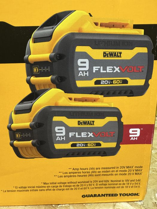 Baterii Dewalt Flexvolt 9ah set
