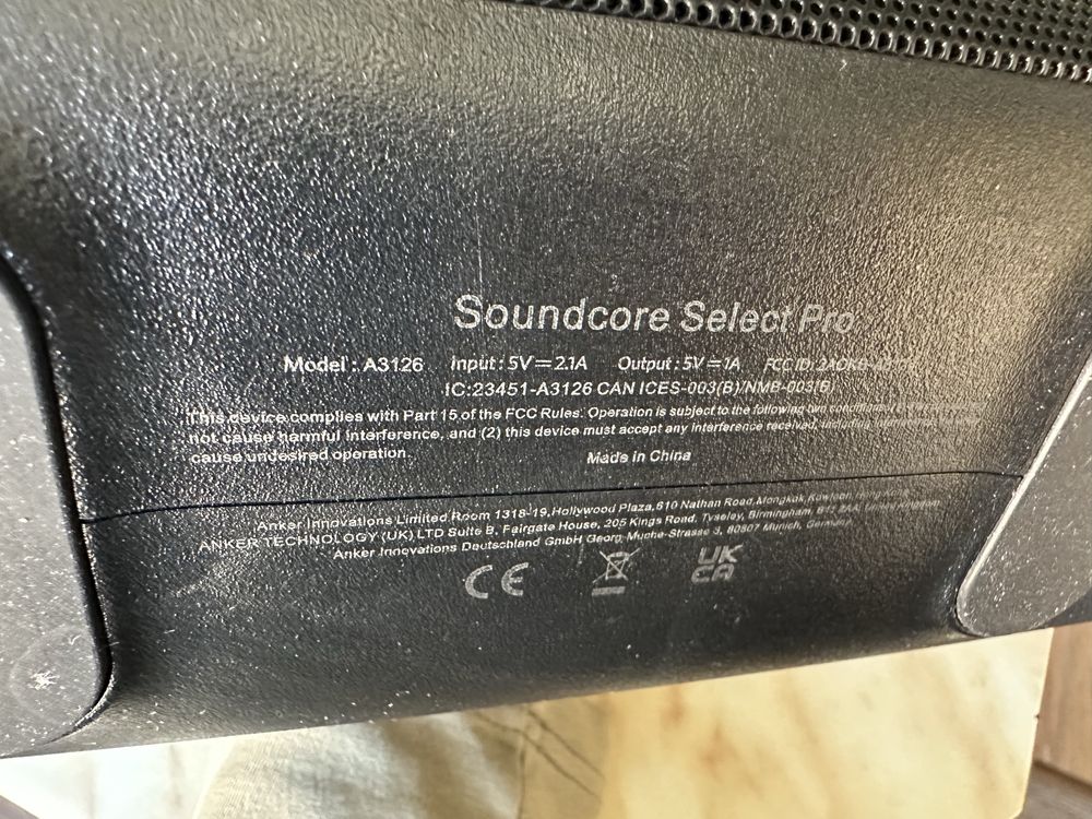 Anker Soundcore Select Pro, безжична блутут колона. 30w, BassUp, LED,