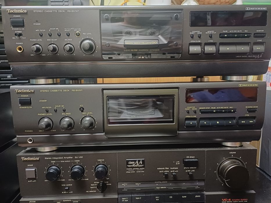 Technics rs bx747 deck caseta cap de serie