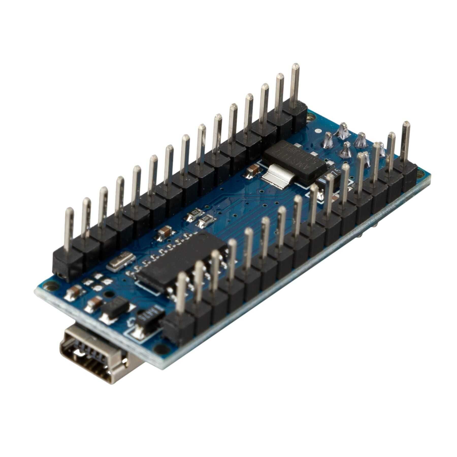 Плата Arduino miniUSB Nano CH340 распаянная  (ATmega168)