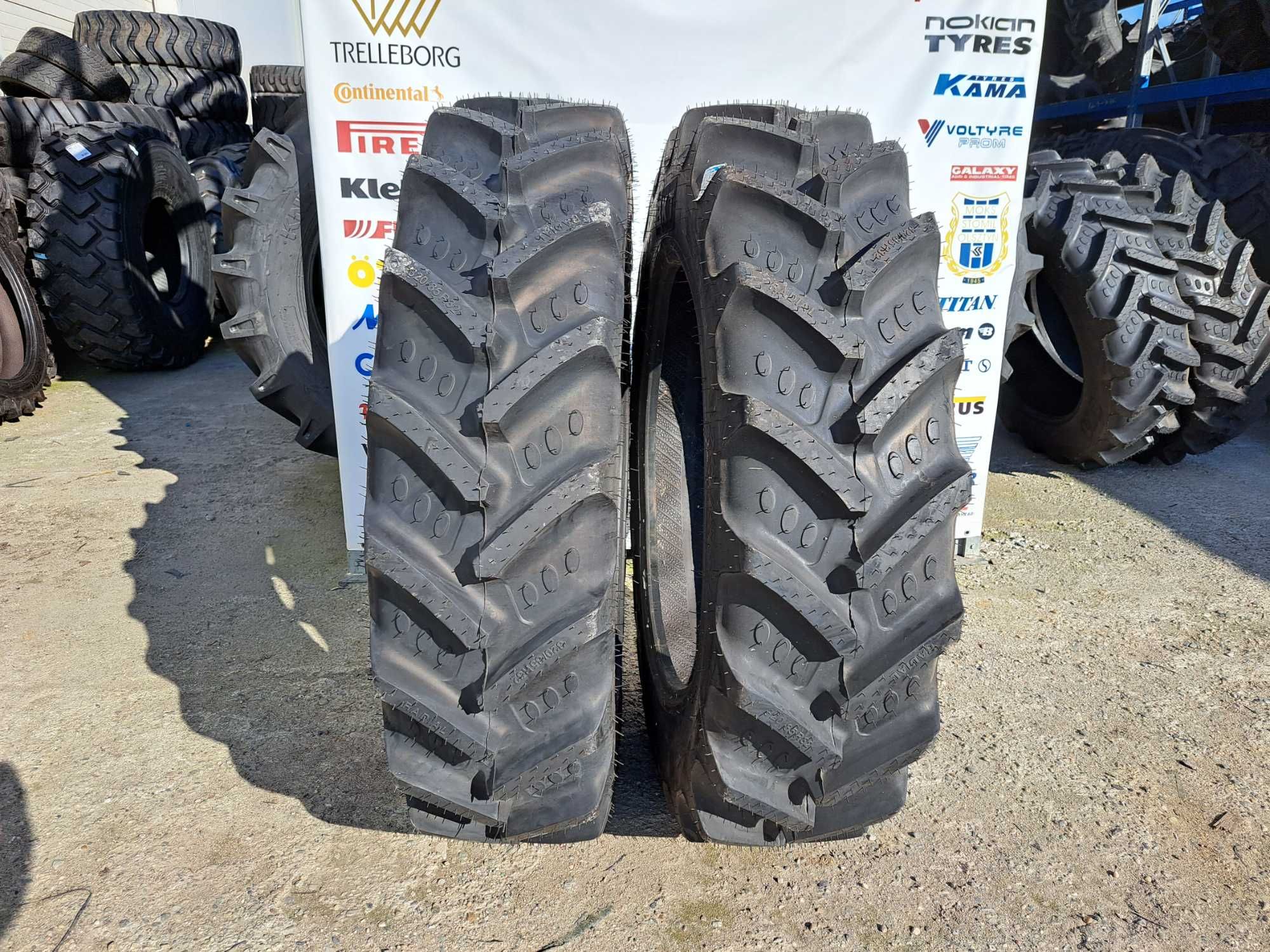 Cauciucuri noi 12.4R32 BKT AGRIMAX anvelope radiale 320/85R32 TRACTOR