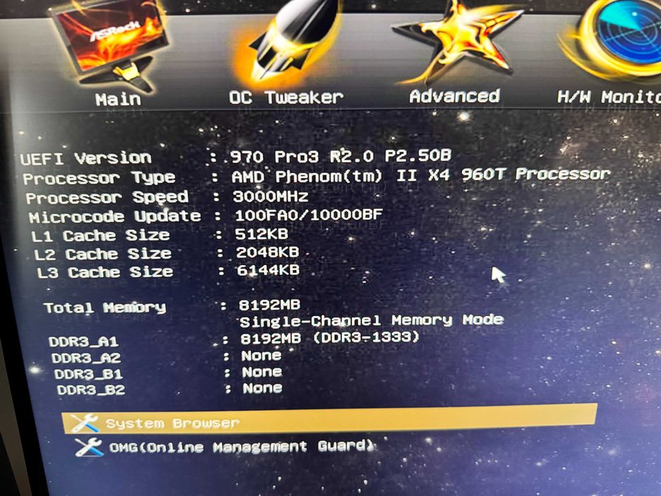 Placa de baza Asrock 970 Pro3 R2.0/procesor/ ram /placa video